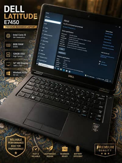 Dell Core i5 5th Gen Laptop – 10/10 ConditionDell i5 5th Generation