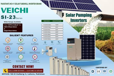 SI-23 Solar Pumping Inverter | 7.5HP to 40HP | Solar Tubewell
