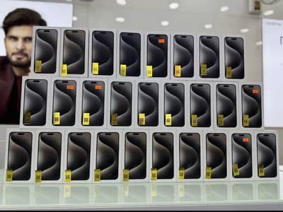 iPhone 15 Pro Max 256GB 512GB 1TB  PTA Approved Box Pack