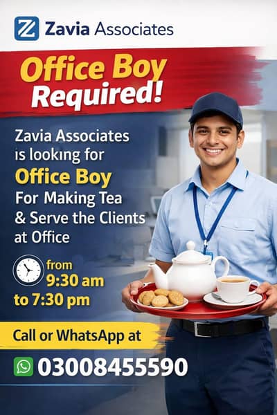 office boy Required