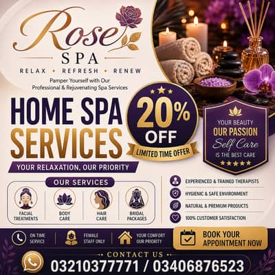 Spa,Services- Spa Center & Saloon - Spa Therapy Available