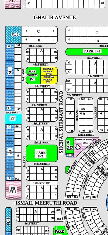 130 Square Yards Commercial Plot In Central Gulshan-e-Maymar - Sector X For sale
