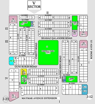 Residential Plot Of 400 Square Yards Is Available For Sale In Gulshan-E-Maymar - Sector V, Karachi