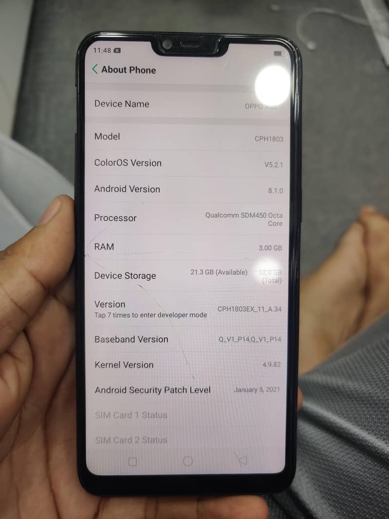 OPPO A3s 3