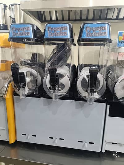 Imported 3-Bowl Slush Machine – 12 Liter Each Bowl