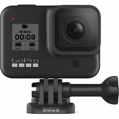 GoPro Hero 8 Black Complete Bundle – Box, 256GB SD Card & Accessories