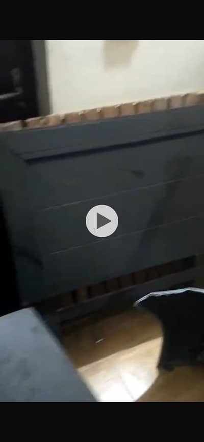 Single wooden bed urgent sale