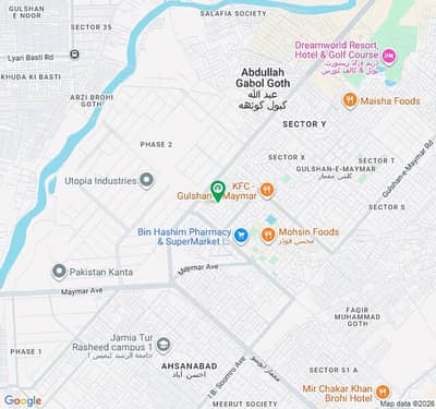 Ideal Location Corner Plot Gulshan E Maymar Sector V