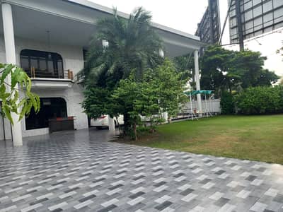 2 Kanal Used Spanish Design Proper Double Unit Most Beautiful Bungalow For Sale At Prime Location Of Dha Lahore Near To Park Masjid & Commercial Market.