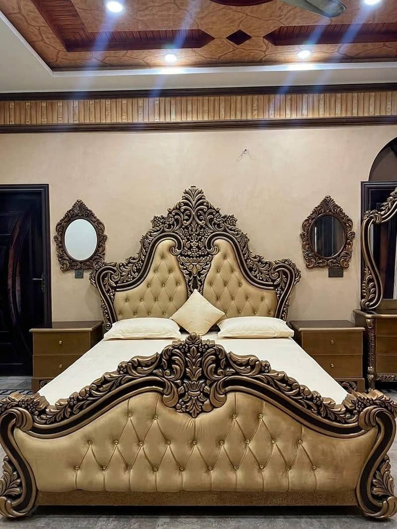 Bed Dressing table with side drawer 2