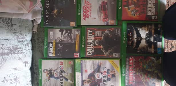 Xbox one x Games Cd available Cod Gta Rdr