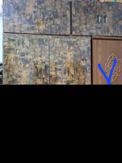 wooden wardrobe