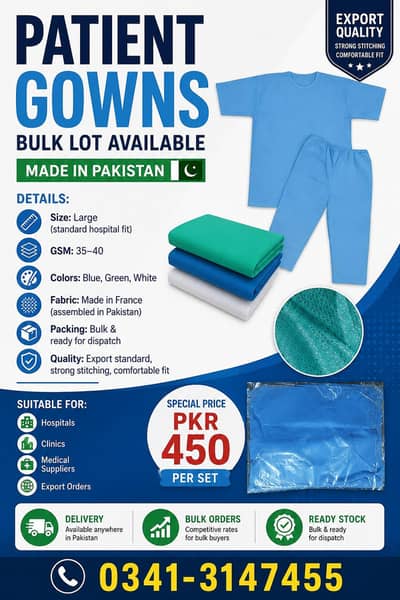 Disposable Patient Gowns