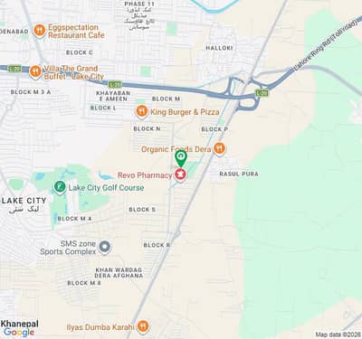 In Khayaban-e-Amin - Block Q Residential Plot Sized 1 Kanal For sale