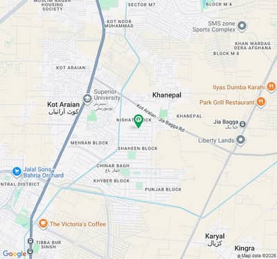1 Kanal Plot In Nishat Block
