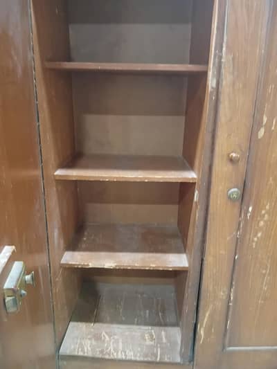 wooden wardrobe