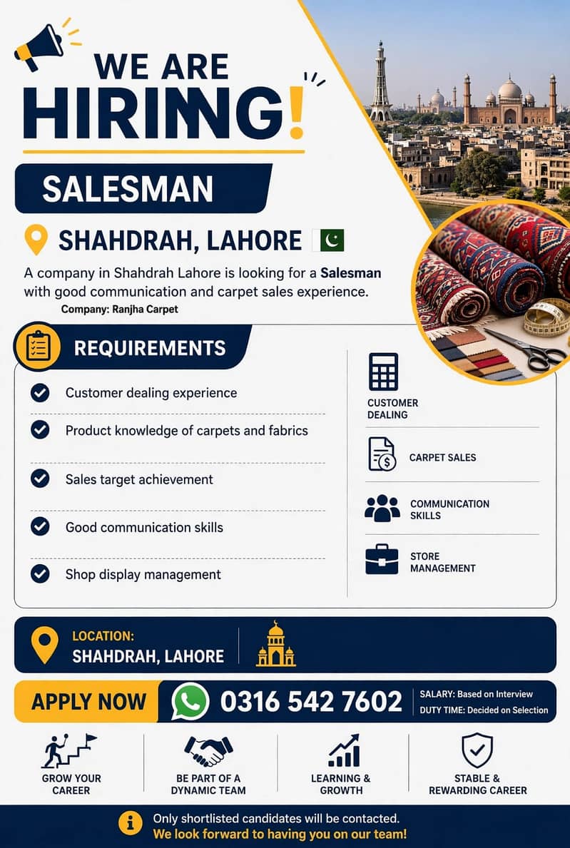 SALEMAN , LOADER & HELPER 0