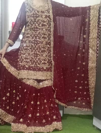 Bridal sharara