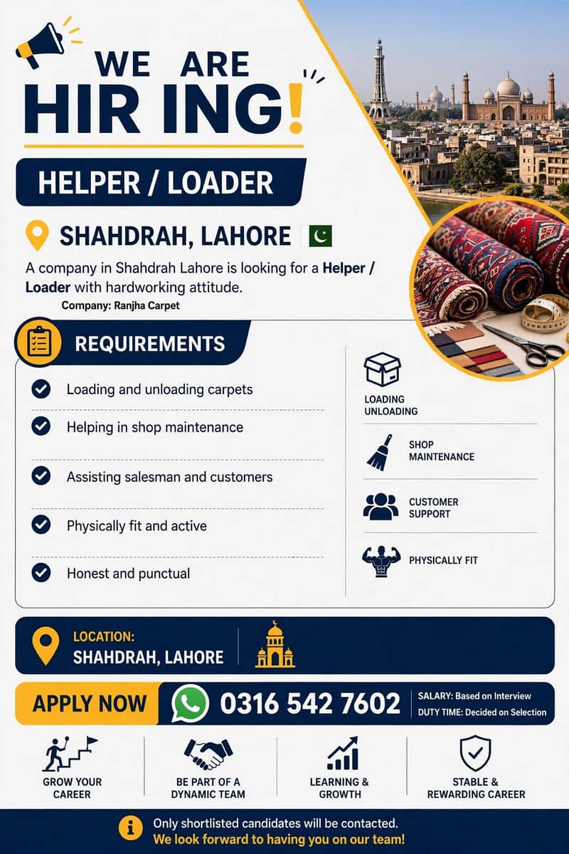 SALEMAN , LOADER & HELPER 1