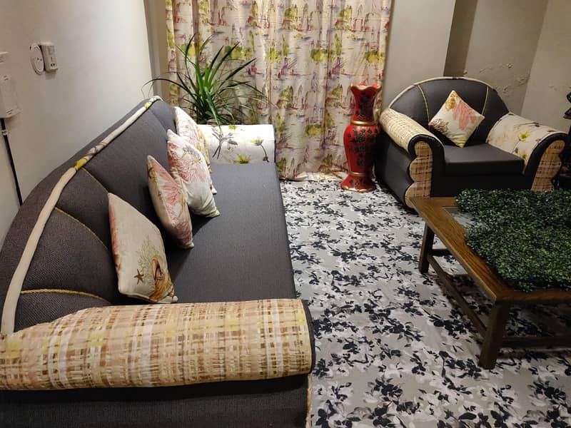 Sofa set with table 2