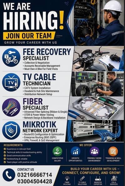WE ARE HIRING! – Join Our Team & Grow Your Career With Us