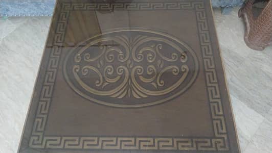 Wooden center table _ Used, Good condition .