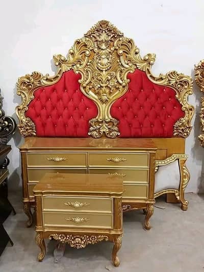 New Bedroom Set, Wooden Bed set, King size Bed, Bed set