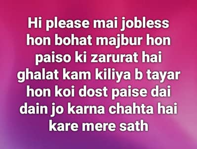 I need any kind of job but salary must be as I mentioned