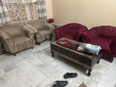 2 sets of 2 , 2 SOFA CHAIRS & luxury table