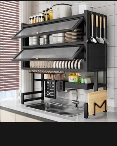 double dish rack