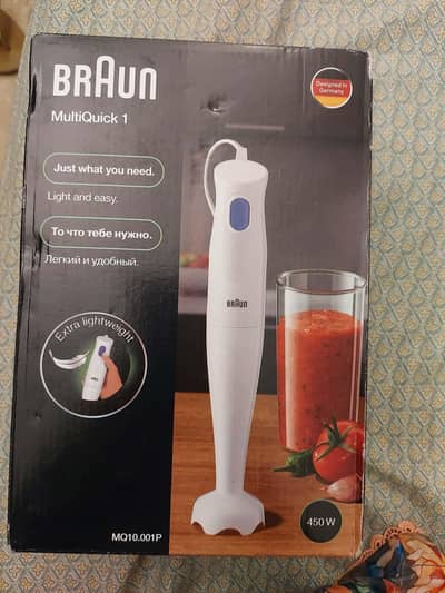 Braun Handblender purchased from Italy