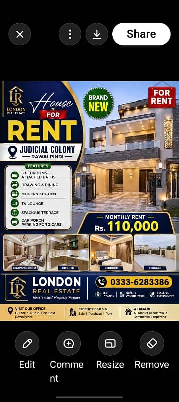 BRAND NEW UPPER PORTION FOR RENT