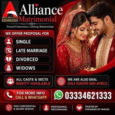 Verified Rishta Bureau | Single, Widow & Divorced Marriage Proposals