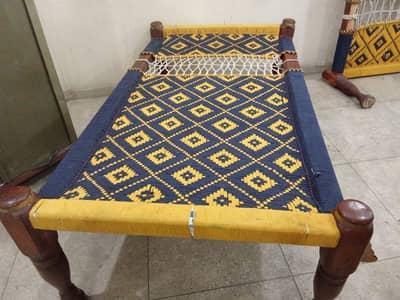 4 Brand New Wooden Charpai Rs 120,000  0300-943-8099
