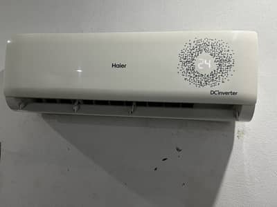 1-Ton Haier DC Inverter Split Ac 10/10 Excellent Condition