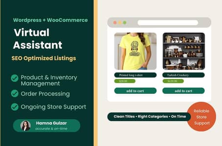WooCommerce Virtual Assistant _ Product Upload, Inventory & Store Mana