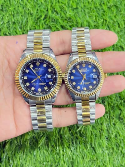 Premium Rolex Style Watches – Pair