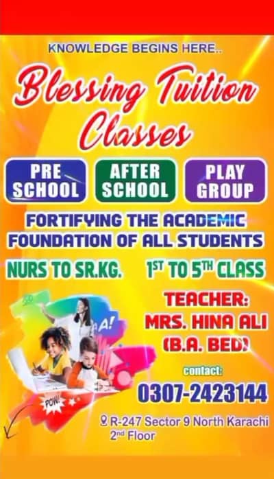 tuition and day care service available