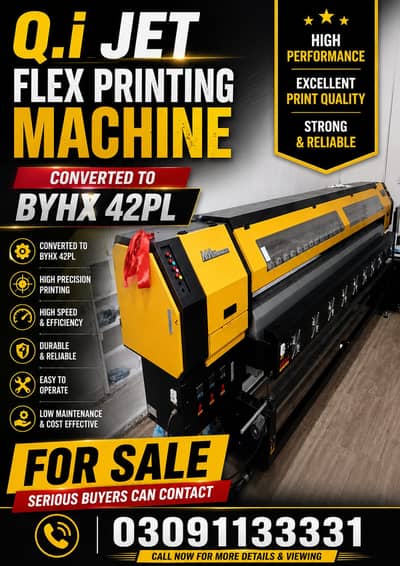 Flex printing machine Converted to BYHX1024 42pl 03091133331