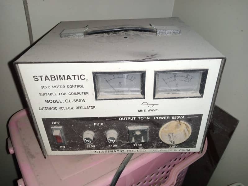 Stabimatic stabilizer model GL550w 0