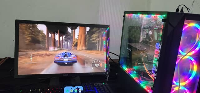 gaming PC full setup RGB