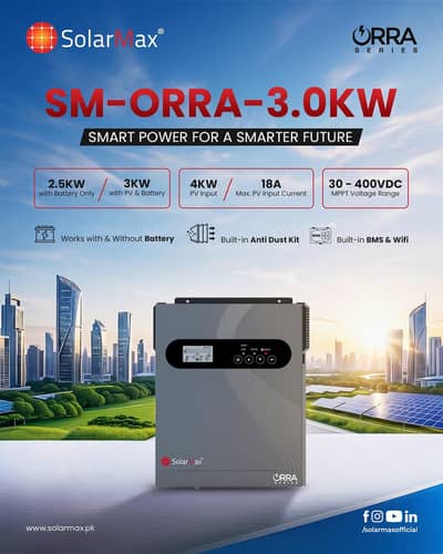Solar Max 1.5 n 3 KW hybrid inverter