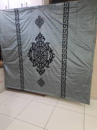 2 pcs curtains parda set 1 bara ha or ek medium  2 pcs set