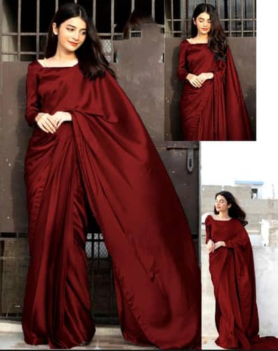 stitched silk saree size medium to large