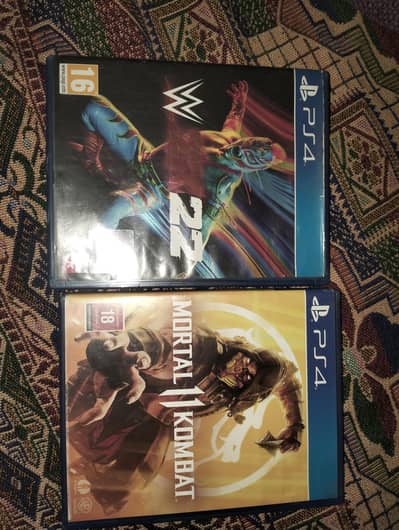 wwe2k22 and mortal Kombat 11