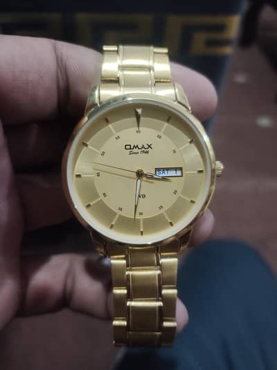 Omax Men's Watch with Day & Date