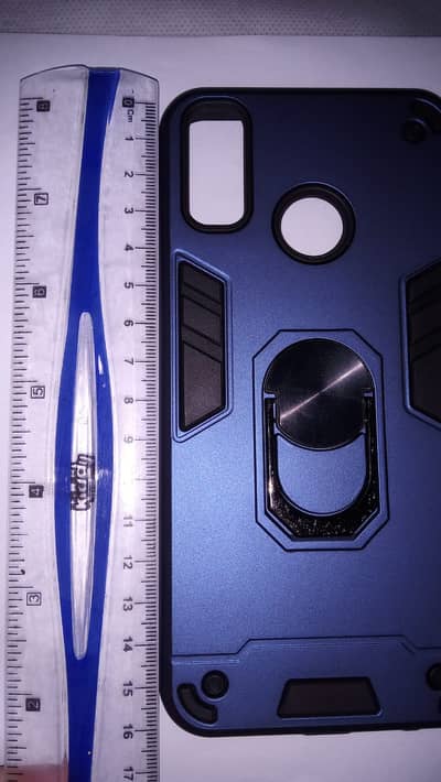 USA Imported Blue Mobile Case Armor case with ring kickstand