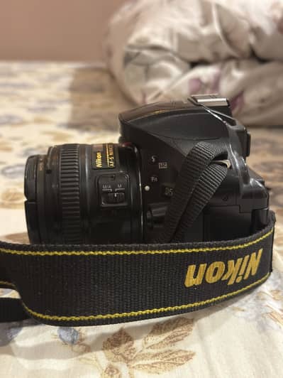 Nikoon D5200 with 50mm lens