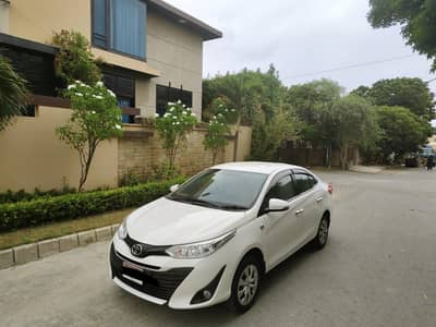 TOYOTA YARIS GLI 1.3cc AUTO MODEL 2023 (B2B) ORIGINAL WHITE  19000 KMS