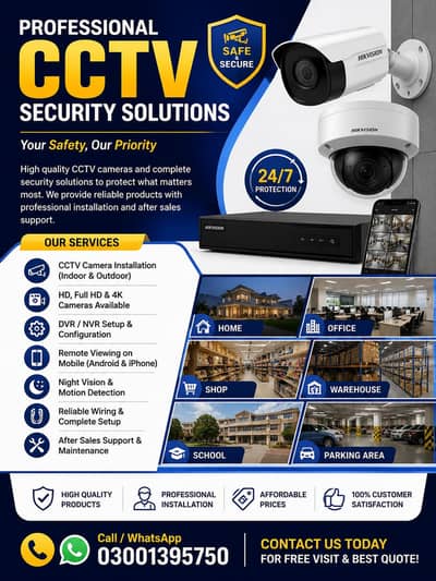 Professional CCTV Camera Installation & Security Solutions - CCTV